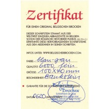 Echtheits-Zertifikat Ihres Belgischen Brockens